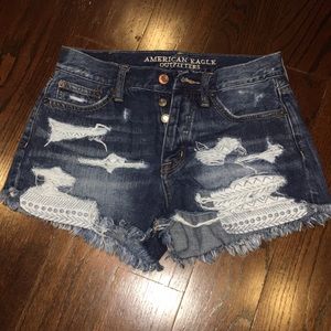 American Eagle jean shorts